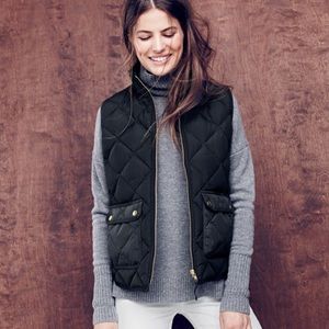 NWOT J. Crew Quilted Vest